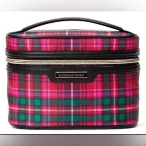 Victoria's Secret Tartan Plaid Mini Make-up Case